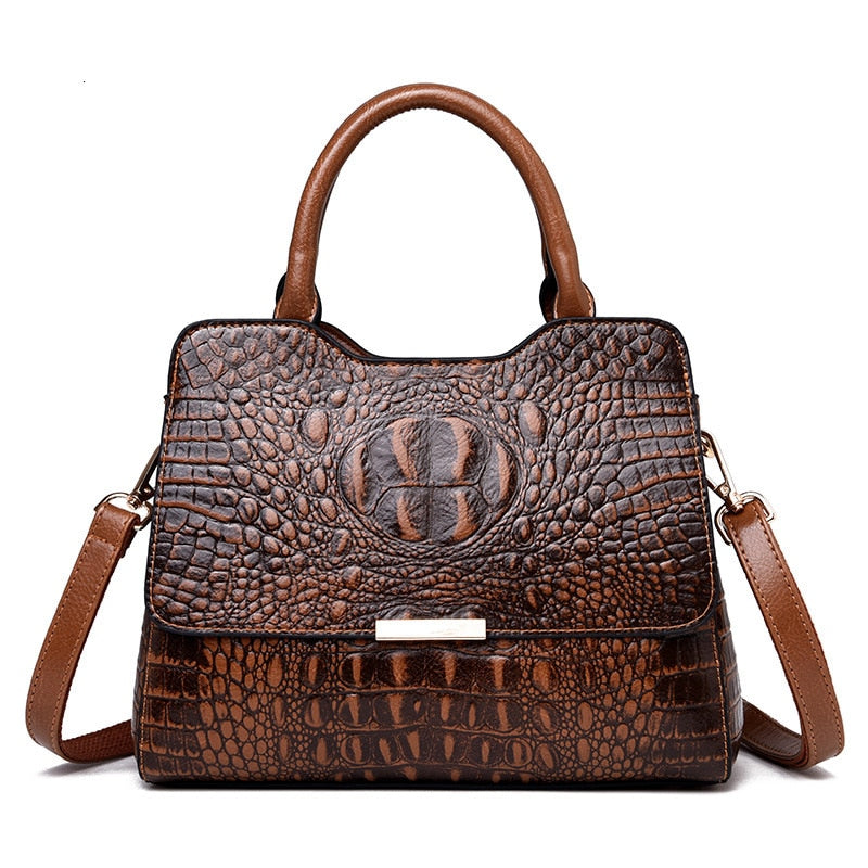 Alligator Luxury Handbags Genuine Leather Bags