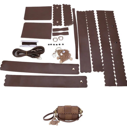 Handmade Bag Set Hand Stitching Leather Craft DIY Bag Kit