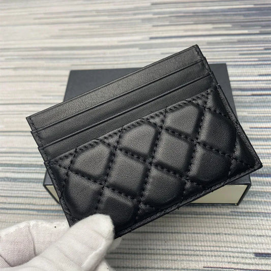 Card holder for women Genuine leather Fashion Hand Holding Card bag