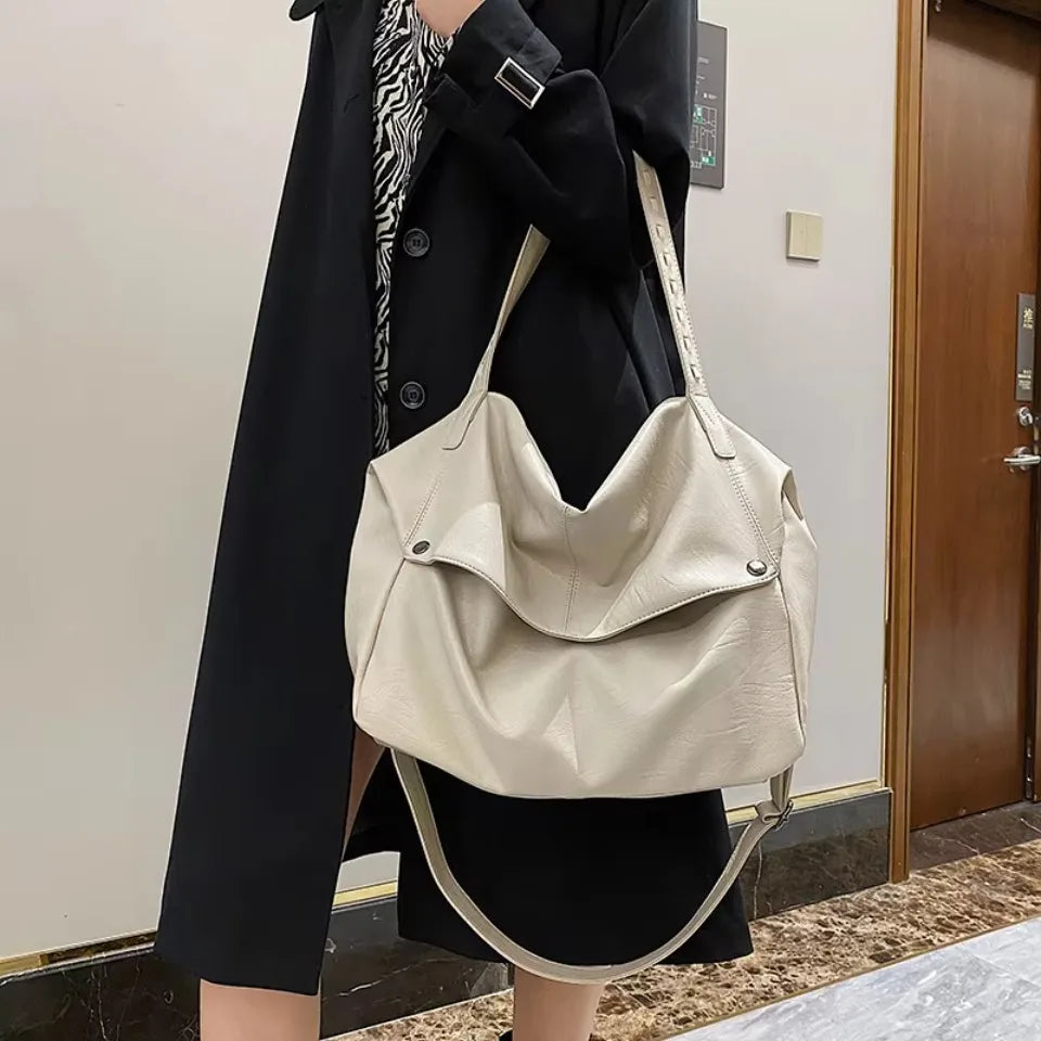 High-capacity Shoulder Crossbody Bags for Women Soft Leather Handbag