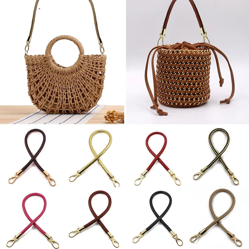 40cm Braided Rope Handles for Bags Handbag Shoulder Bag Strap Handmade