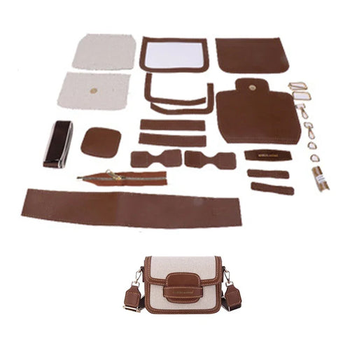 Accessories DIY Hand Stitching Bag Set Making Kit Handmade Leather