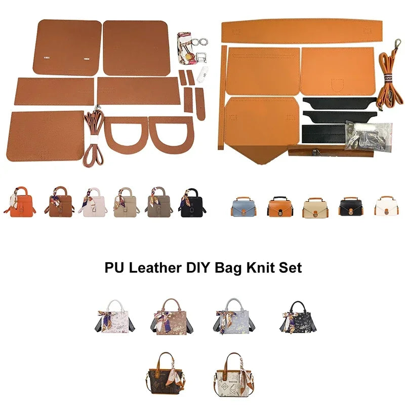 Hand Stitching DIY Leather Bag Making Kit Bag Easy Handcraft Shouler