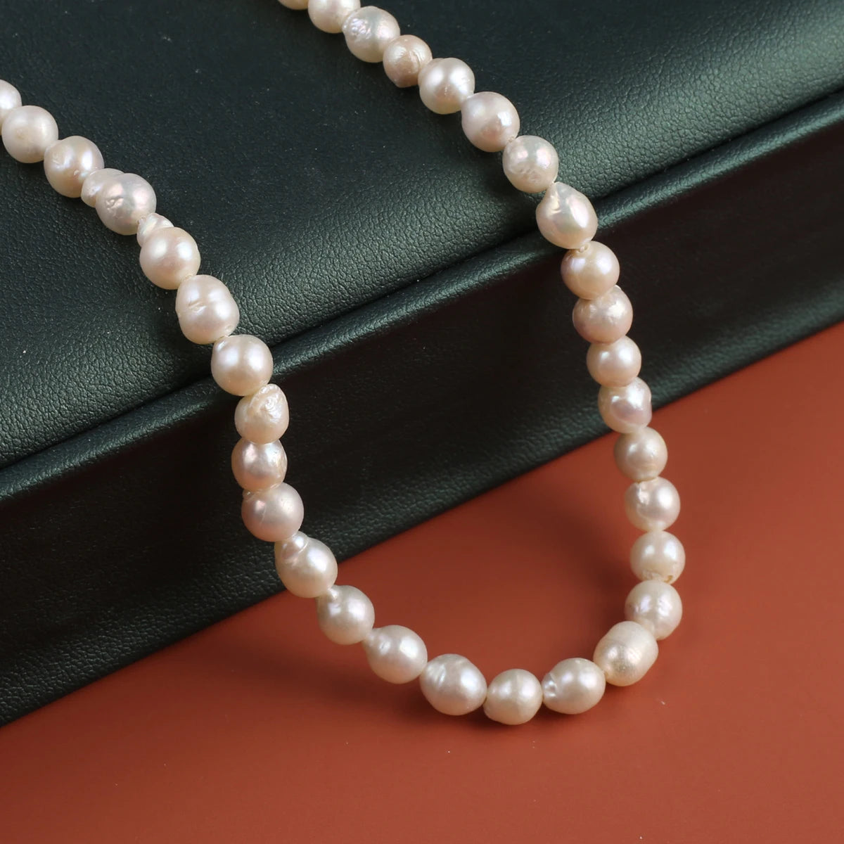 Natural Baroque Freshwater Pearl Beads White 5-6mm Loose Spacer Bead