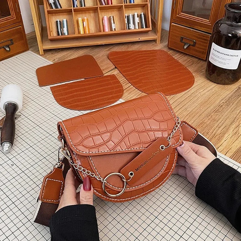 Accessories DIY Hand Stitching Bag Set Making Kit Handmade Leather