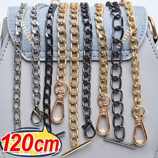 120cm Metal Aluminum Bag Chain Replacement Parts Accessories for