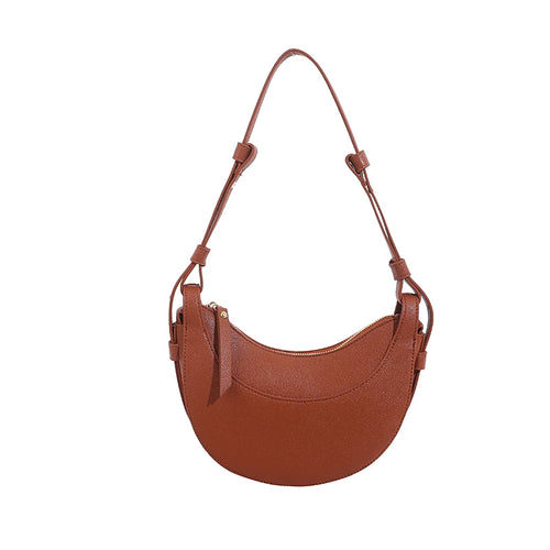 VC Trendy Luxury Designer Crescent Bag Elegant Women's Underarm Bag