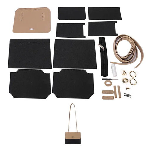 Handmade Bag Set Hand Stitching Leather Craft DIY Bag Kit