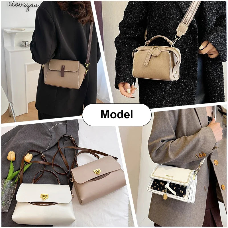 Hand Making Square Bag Set Hand Stitching Bag PU Leather Diy Handmade