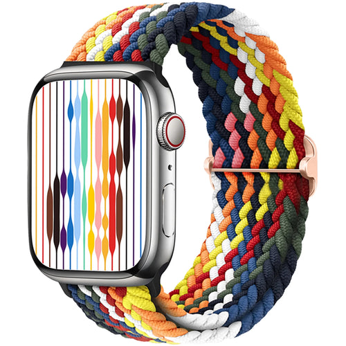 Braided Loop Strap For Apple watch Ultra Band 49mm 44mm 40mm 45mm 41mm