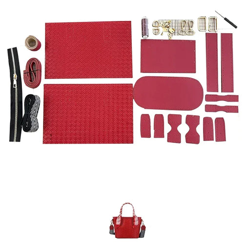 Hand Stitching DIY Leather Bag Making Kit Bag Easy Handcraft Shouler