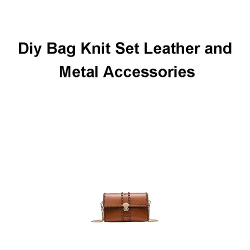 Handmade Bag Set Hand Stitching Leather Craft DIY Bag Kit